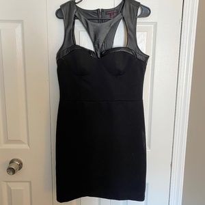 Material Girl black freakum dress, Worn Once XL 12-14